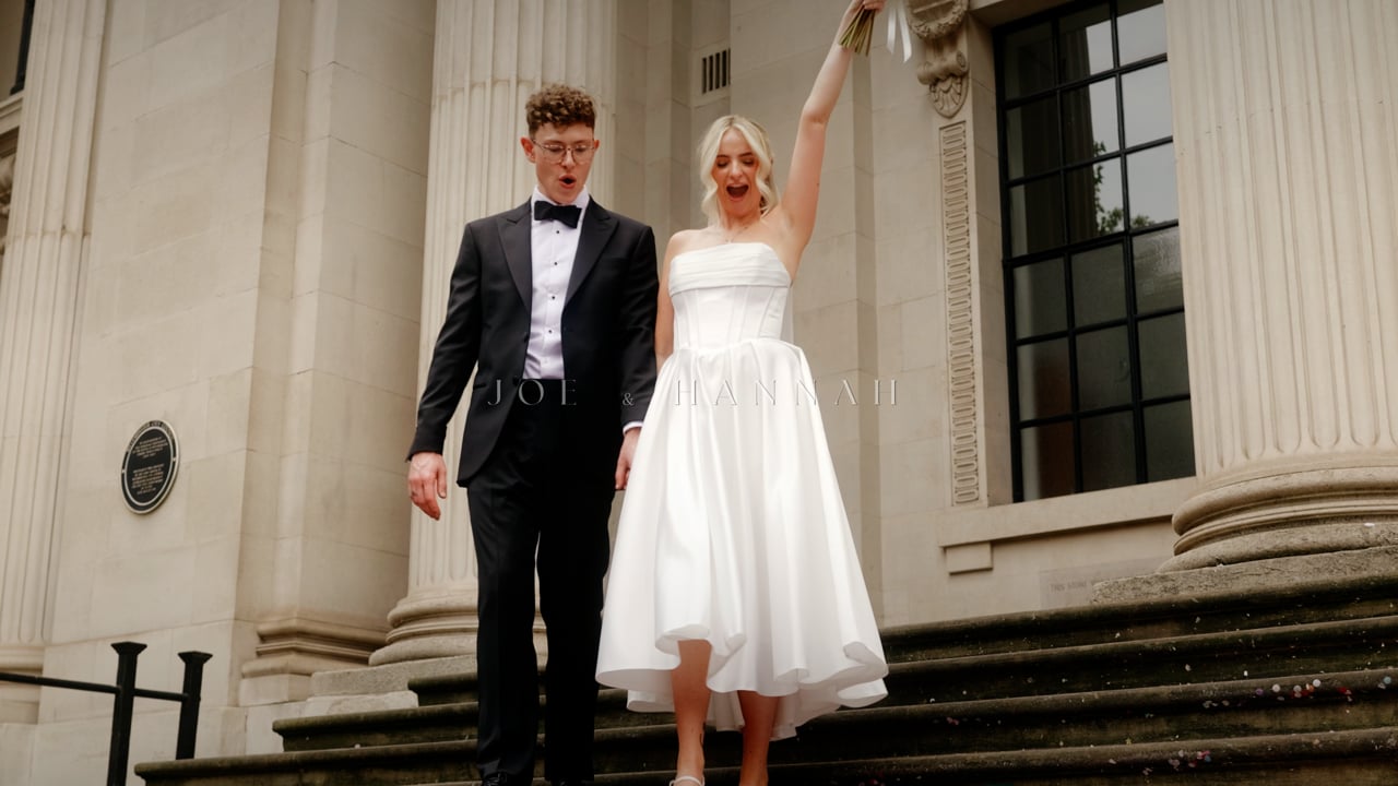 Joe & Hannah's wedding film at Old Marylebone Town Hall