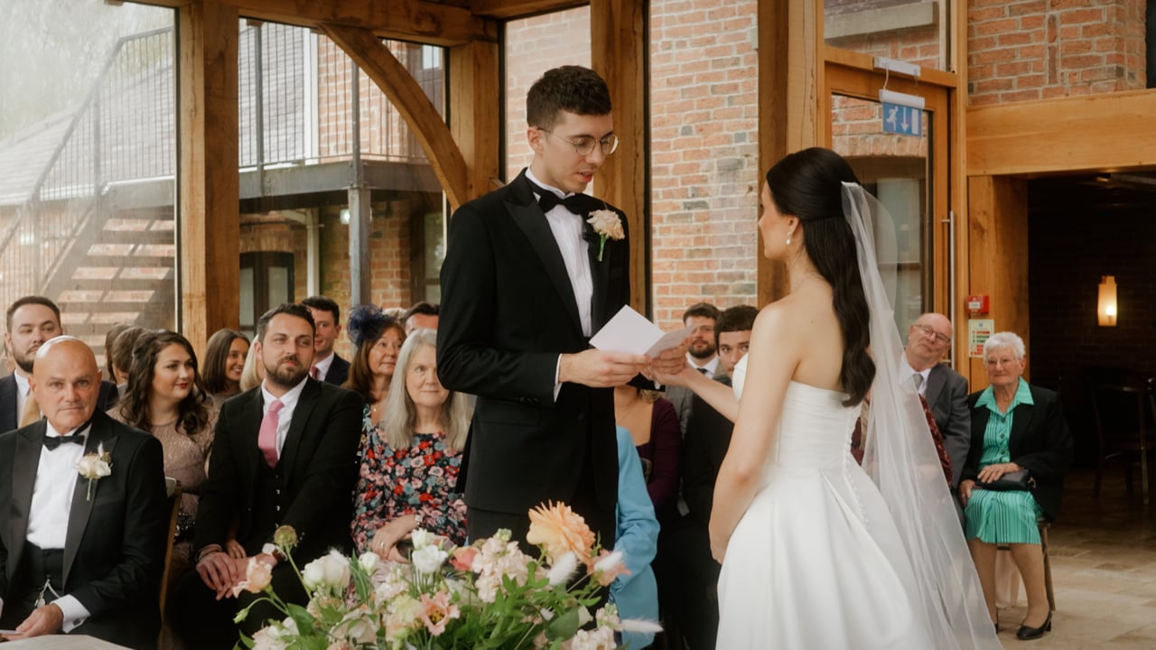 Rebekah & Benjamin's wedding film at Swancar Farm